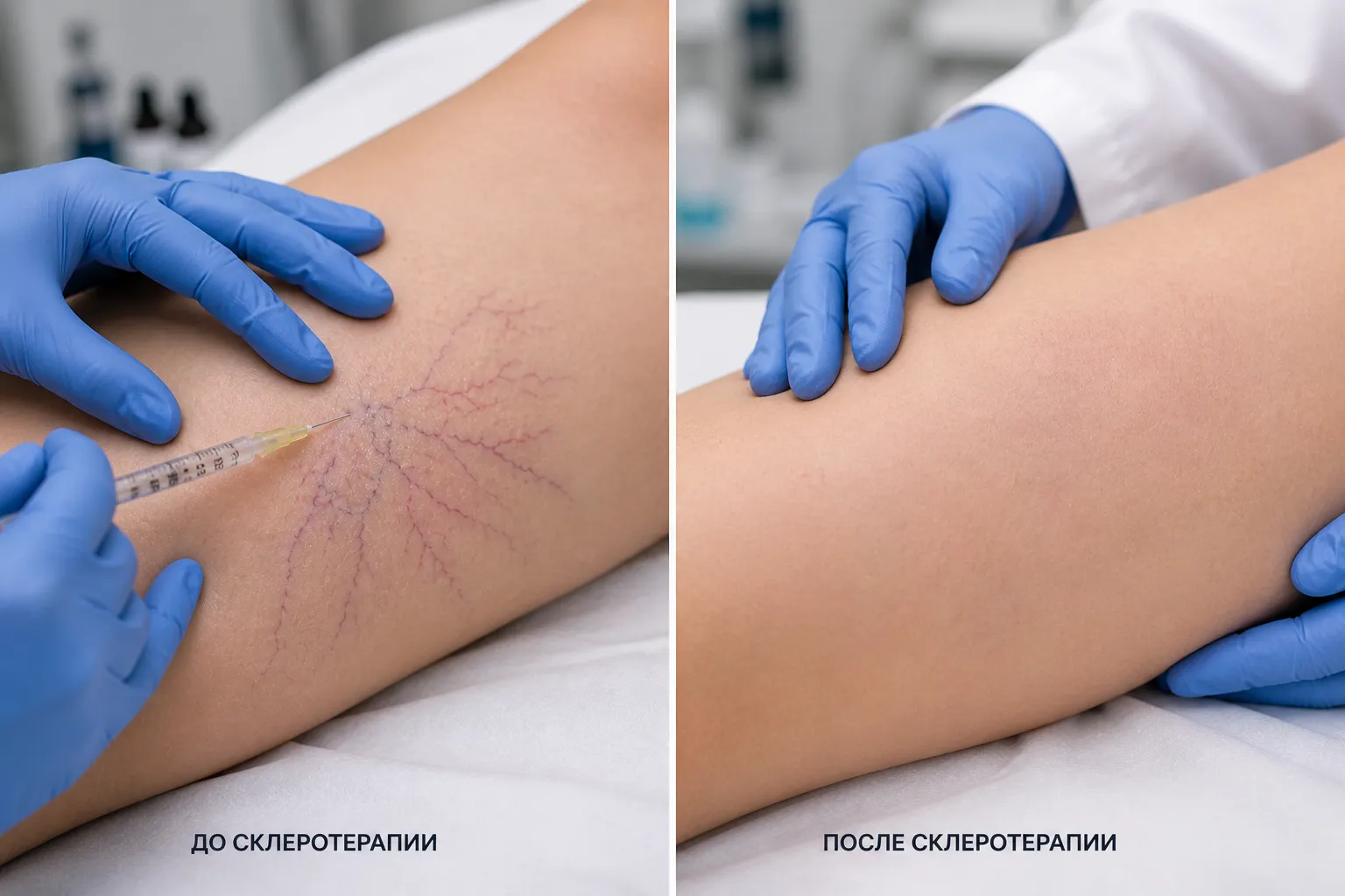Склеротерапия варикозно-изменённых вен
